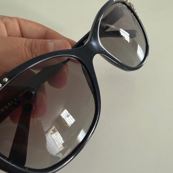 Versace Black Stud Sunglasses - Picture 3 of 6